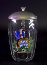 alter Glaskrug - Bierkrug -