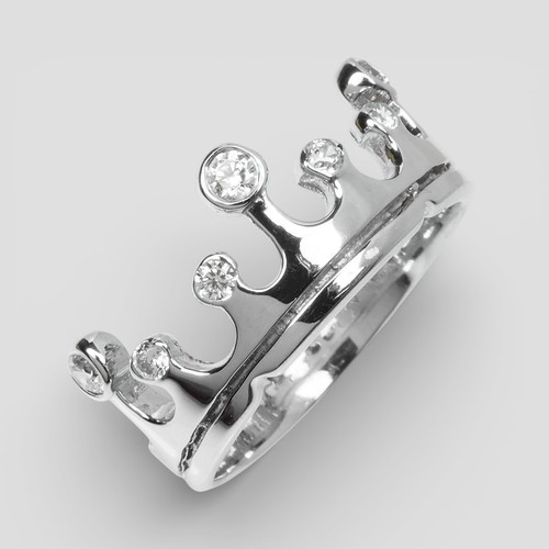 Rundschliff diamant 925 - rundschliff, cz