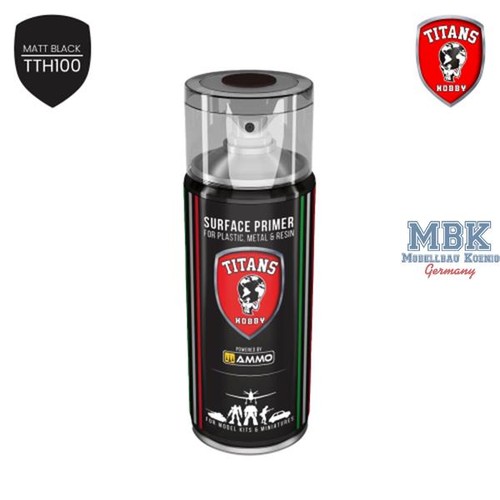 Titans hobby black matt primer - hobby,
