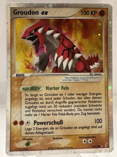 Pokémon groudon crystal - ex, ex