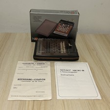 Novag Micro III Batteriebetrieben Schachcomputer Set Handbuch und Box Vintage 1984