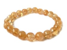 Citrin Zitrin Edelstein Kugel