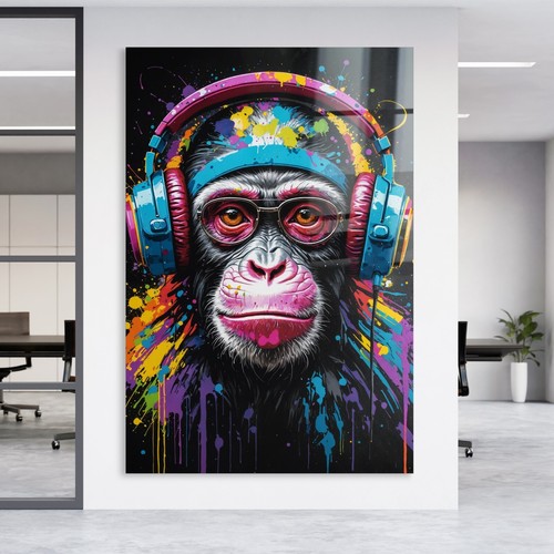 Affe popart musik - popart, ink