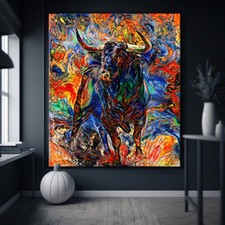 LEINWAND BILDER STIER BULLE