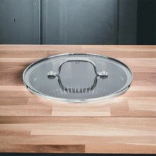 Livington Glasdeckel 28cm Pan Pot Pfannendeckel Kochtopfdeckel Edelstahl Glas