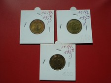 10  Pfennig   1950   D, F ,J 