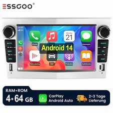 Android 14 Apple Carplay Für Opel Corsa C/D Zafira B Astra G H Autoradio GPS RDS