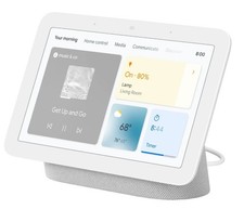Google Nest Hub (2. Generation) Smart Display Chalk 7" kabellos WiFi Bluetooth 