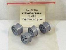 Carrera Exclusiv Felgensatz Nr.20380 - 1:24 / 1/24 Slotcar - NEU! (SO7116)