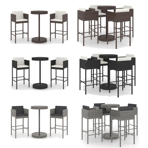 Gartenbar set mit - set, kissen