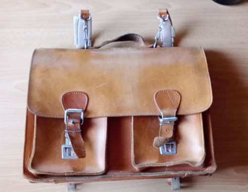 Vintage leder aktentasche - vintage,