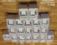 19x Raptor Uhrenbox Weiß