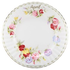 Kuchenteller April Royal Albert Flower of The Month
