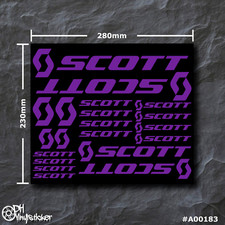 Scott sticker lila - sticker,