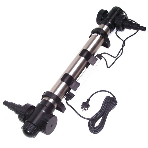 Edelstahl uvc lichtfilter - edelstahl, 75w