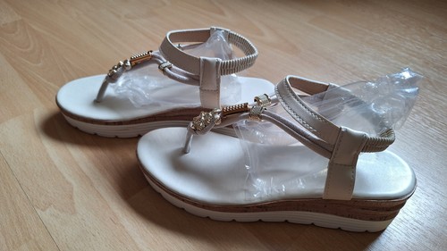 Damen zehentrenner sandalen - zehentrenner, 38