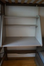 FLEXA Hängeschreibtisch grau