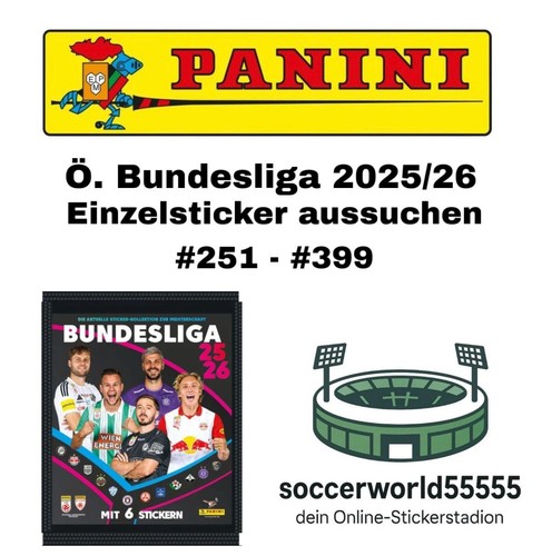 Panini bundesliga 2025 26 - bundesliga, 2025/26