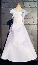 Kommunionkleid Kommunionskleid Bolero Jacke Haarschmuck Kommunionkranz Tasche