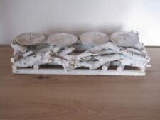 Adventskranz Treibholz Adventstablett Weihnachtsdeko Adventsgesteck 35 x 13,5 x9