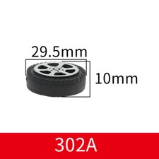 Verschiedene Größen Mini Kunststoff Räder Reifen RC Auto Modellbau DIY Spielzeug