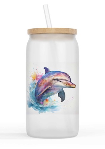Glasbecher mit bambusdeckel - mit,