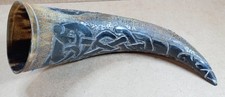 Dekoratives Trinkhorn  Wickinger Dekor ca. 30cm Kellerfund