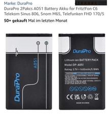 Akku for Fritz!Fon C6 Telekom