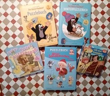5er Set Kleinkinder Puzzle Bücher Der Kleine Maulwurf, Unser Sandmännchen, Babys