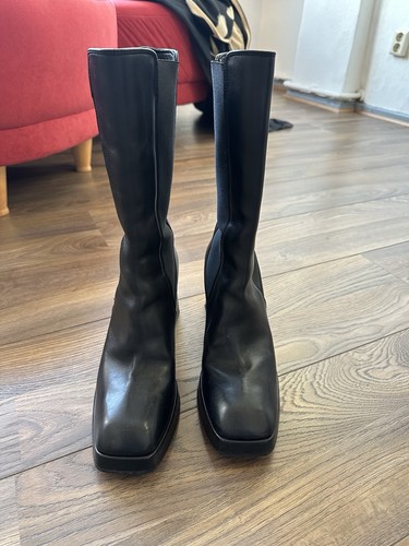 Damen biker lederstiefel - damen,