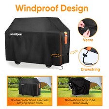 NEVERLAND 300D Grillabdeckung Wasserdichter Grill Gasgrill Terrasse Garten DE