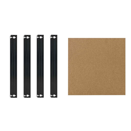 Shelfplaza black 50x50 - black,