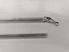 Schleuderstab Gardine Vorhang  Farblos  Acrylglas ca Ø 8 mm Länge 100 cm