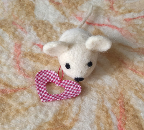 Filzmaus maus nadelgefilzter - maus,