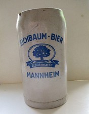 Bier Krug Maßkrug Eichbaum Mannheim 1,0 l