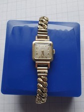 Damen Armbanduhr Junghans 20 Microns Rolled Gold Elastofixo