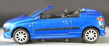 Peugeot 206 cc Blue Cabriolet