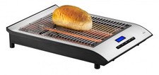 Flachtoaster digital mit Timer Tischröster Brötchen-Toaster Brötchenröster 