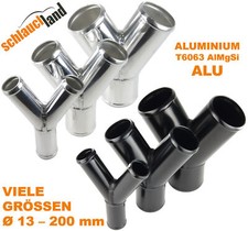 Alu Y-Stück Ø 13-200mm Rohr Y T Verteiler Alurohr Aluminium Schlauch Verbinder
