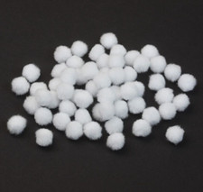 15MM Pompoms weiß 100ST