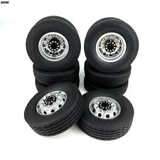 AXSPEED Vordere+Hintere Felge mit Reifen Für RC Tamiya 1:14 Traktor LKW Truck