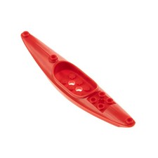 1x Lego Boat Canoe 15x3x2 Red