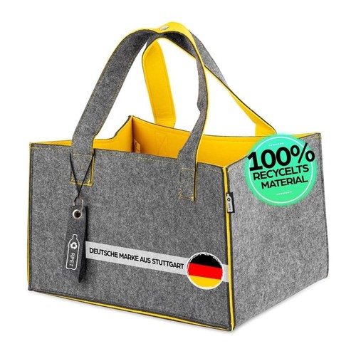 Filztasche shopper holzkorb - shopper,