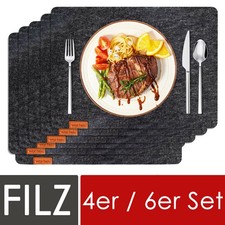 Platzset aus Filz Tischset