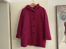 fuchs schmitt /GR. 44/Mantel/ Kapuze/Magenta/ Gefüttert/ Wollmischung/ Taschen