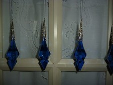 1 großer blauer Acryl