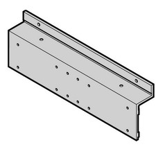 Hörmann Montagewinkel an Eckzarge auf Schließseite, 29x9cm für Türen