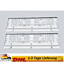 2 x Kennzeichenhalter CHROM