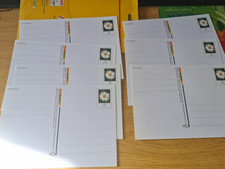 7x Pluskarte Postkarte mit