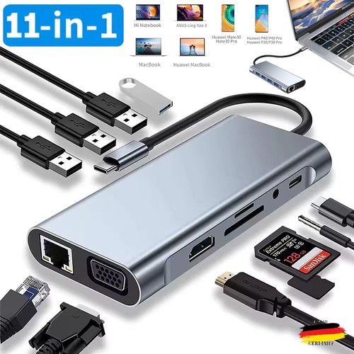Usb typ c hub - hub, rj45